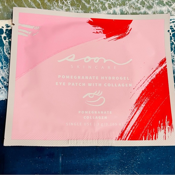 Soon Korean Skincare Pomegranate Hydrogel Eye Patch with Collagen.  5 pack - Picture 4 of 7